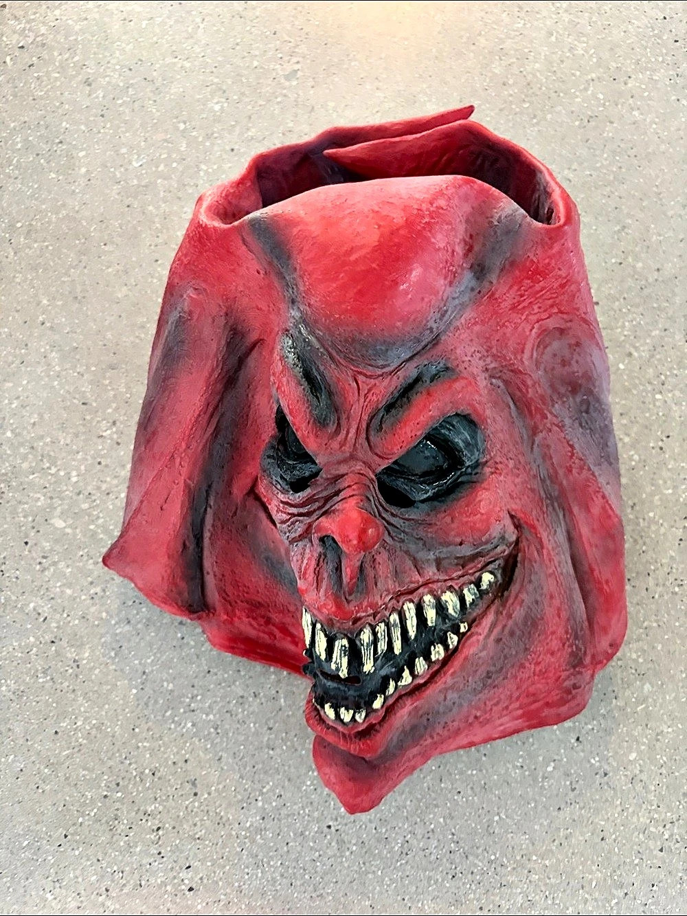 Red & Black Demon Devil Halloween Mask